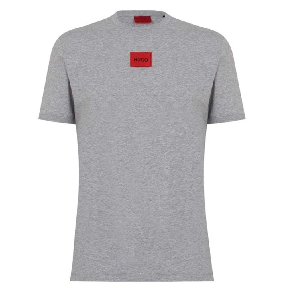 Hugo Mens Diragolino Chest Logo T-Shirt / Gray